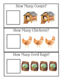 Chicken Preschool Theme: Chicken Counting Book - An Off Grid Life