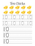 Chicken Preschool Theme: Chicken Counting Book - An Off Grid Life