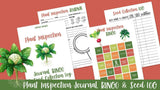 Plant Inspection Journal, Bingo Card and Seed Collection Log - An Off Grid Life