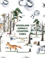 Woodland Animals 31 Day Countdown Cubes