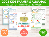 NEW - 2025 Farmer's Almanac for Kids