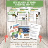 21 Ways to Get Started Living Off The Grid Bundle: eBook & Workbook Included!