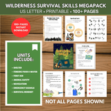 Wilderness Skills for Kids Megapack | Printable Survival Activities for Grades 3 - 6