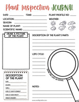Plant Inspection Journal, Bingo Card and Seed Collection Log - An Off Grid Life