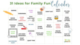 31 Days of Family Fun Pack! - An Off Grid Life