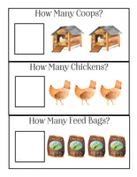 Chicken Preschool Theme: Chicken Counting Book - An Off Grid Life