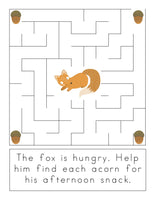 Woodland Animals Learning Fun Printables Pack (K-2) - An Off Grid Life