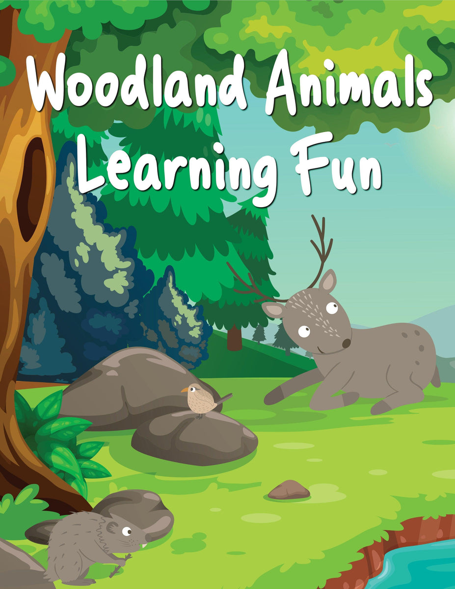 Woodland Animals Learning Fun Printables Pack (K-2) – An Off Grid Life