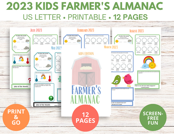 Farmer's Almanac for Kids - An Off Grid Life