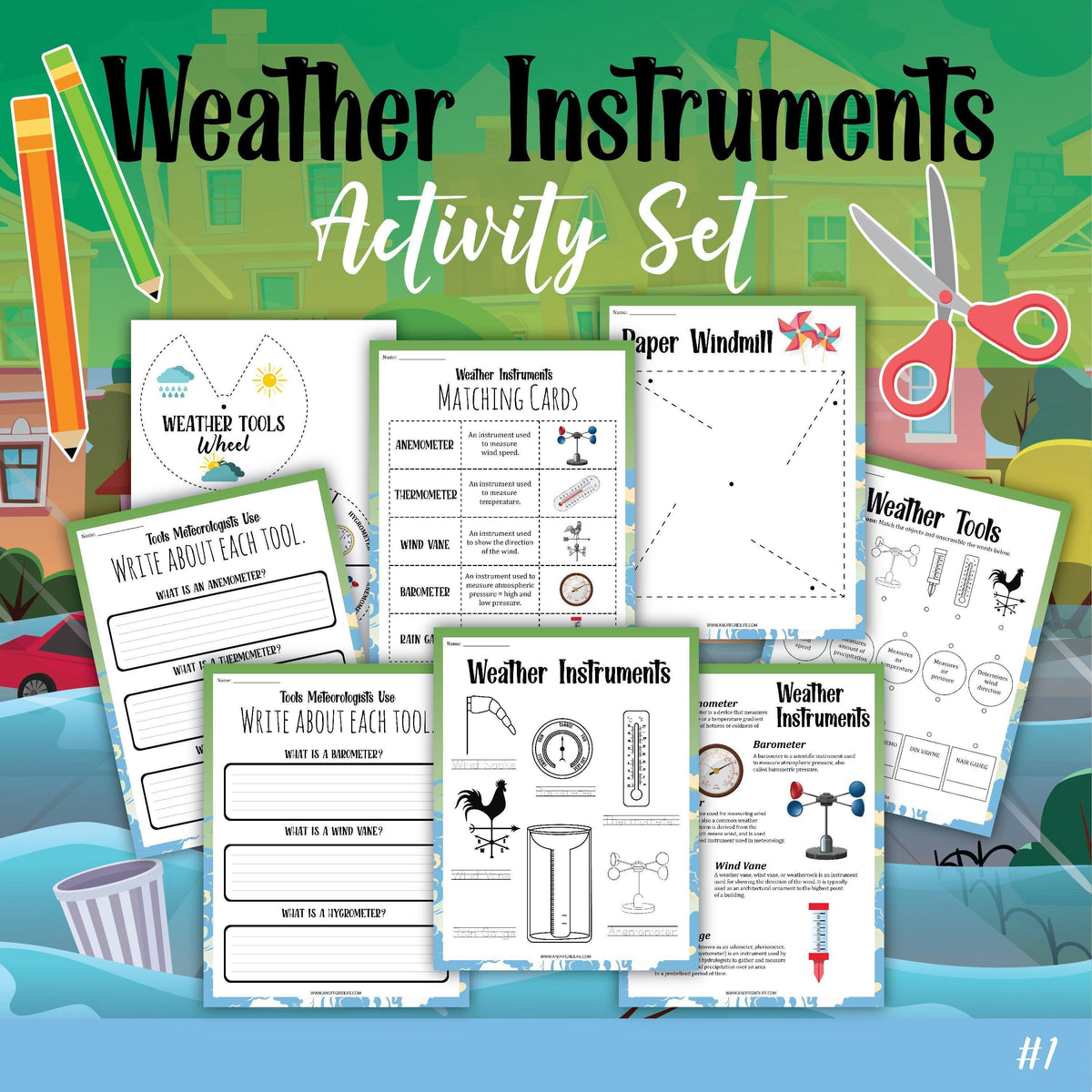 Weather Instrument Activity Pack – An Off Grid Life