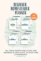 NEW! Beginner Homestead Planner - An Off Grid Life