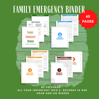 NEW! Family Emergency Binder - An Off Grid Life