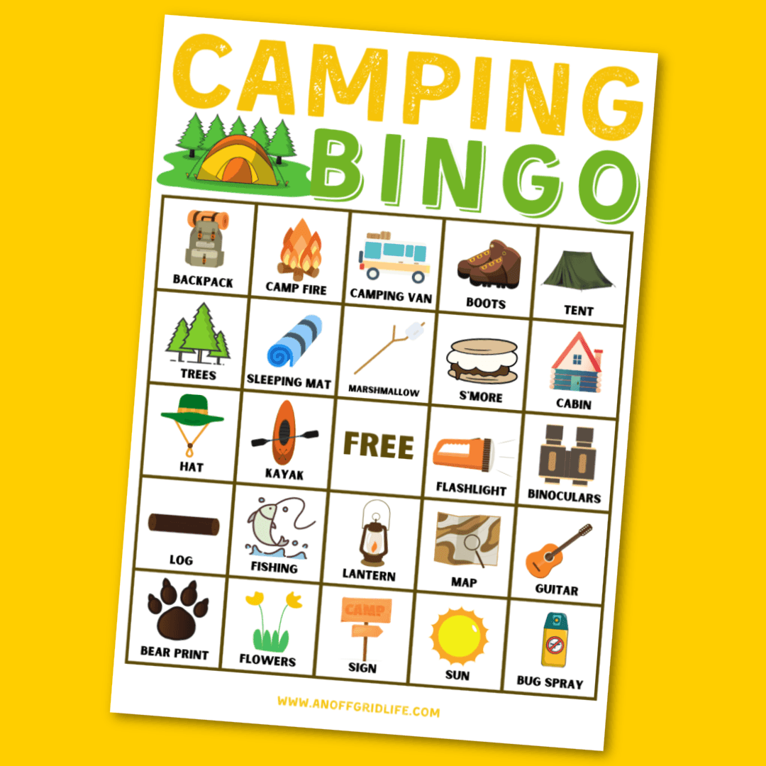 camping-bingo-pack-an-off-grid-life