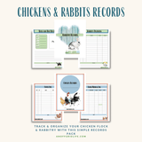 Chicken and Rabbitry Records - An Off Grid Life